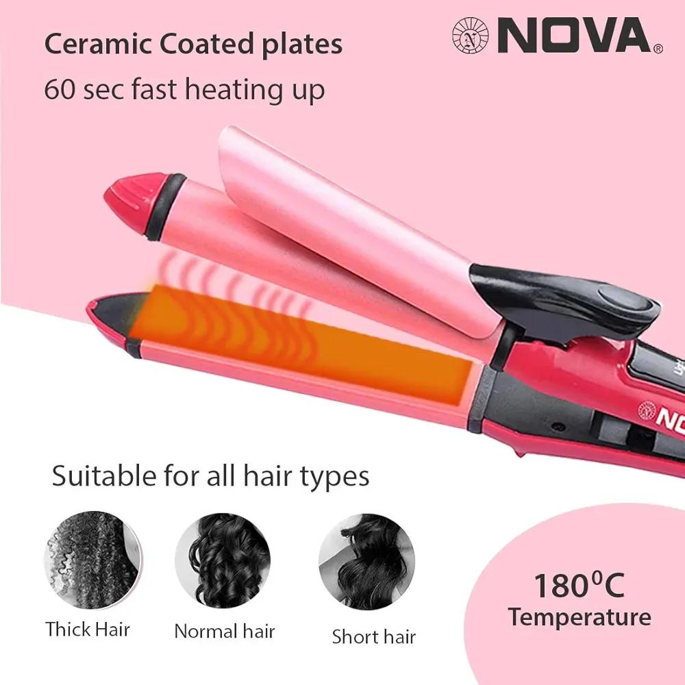 hair straightner and curler 2 in 1