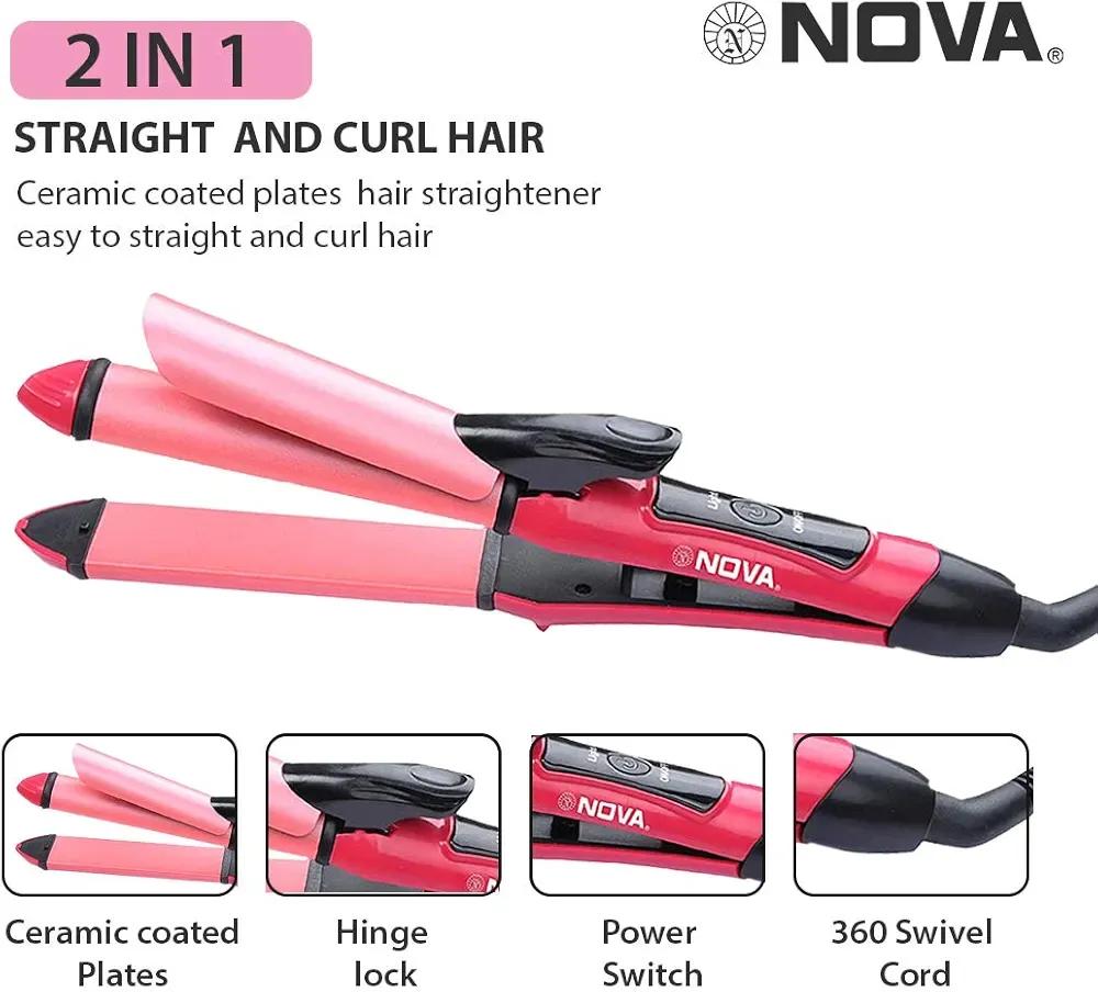 hair straightner and curler 2 in 1