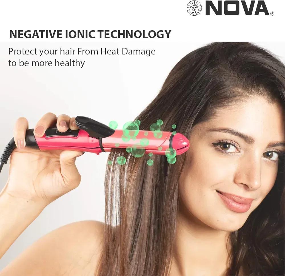 hair straightner and curler 2 in 1