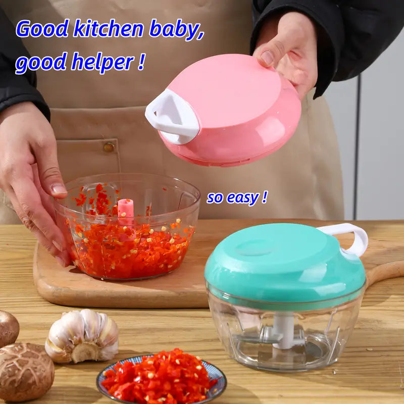 Chopper Hand Pull Speedy Turbo Cutter With 3 Blades